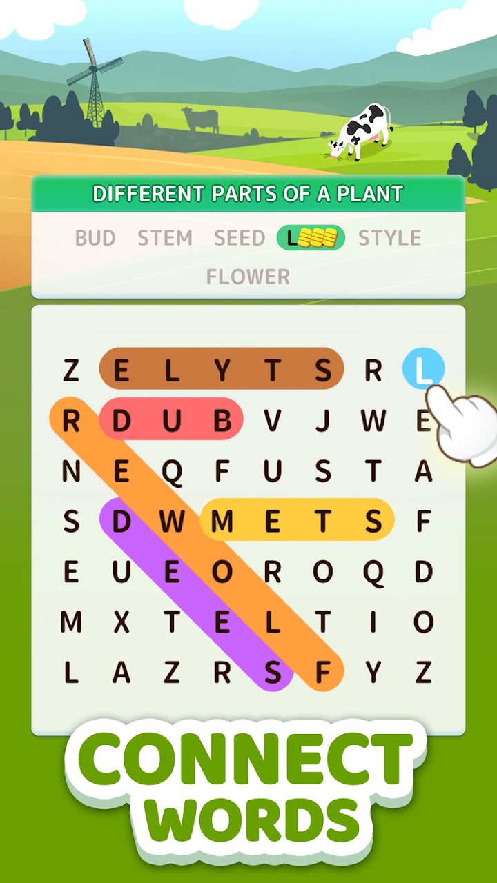 Ring of Words: Find Words screenshot